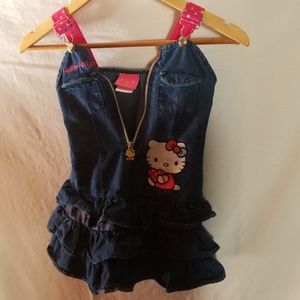 Sz 5 HELLO KITTY jean dress